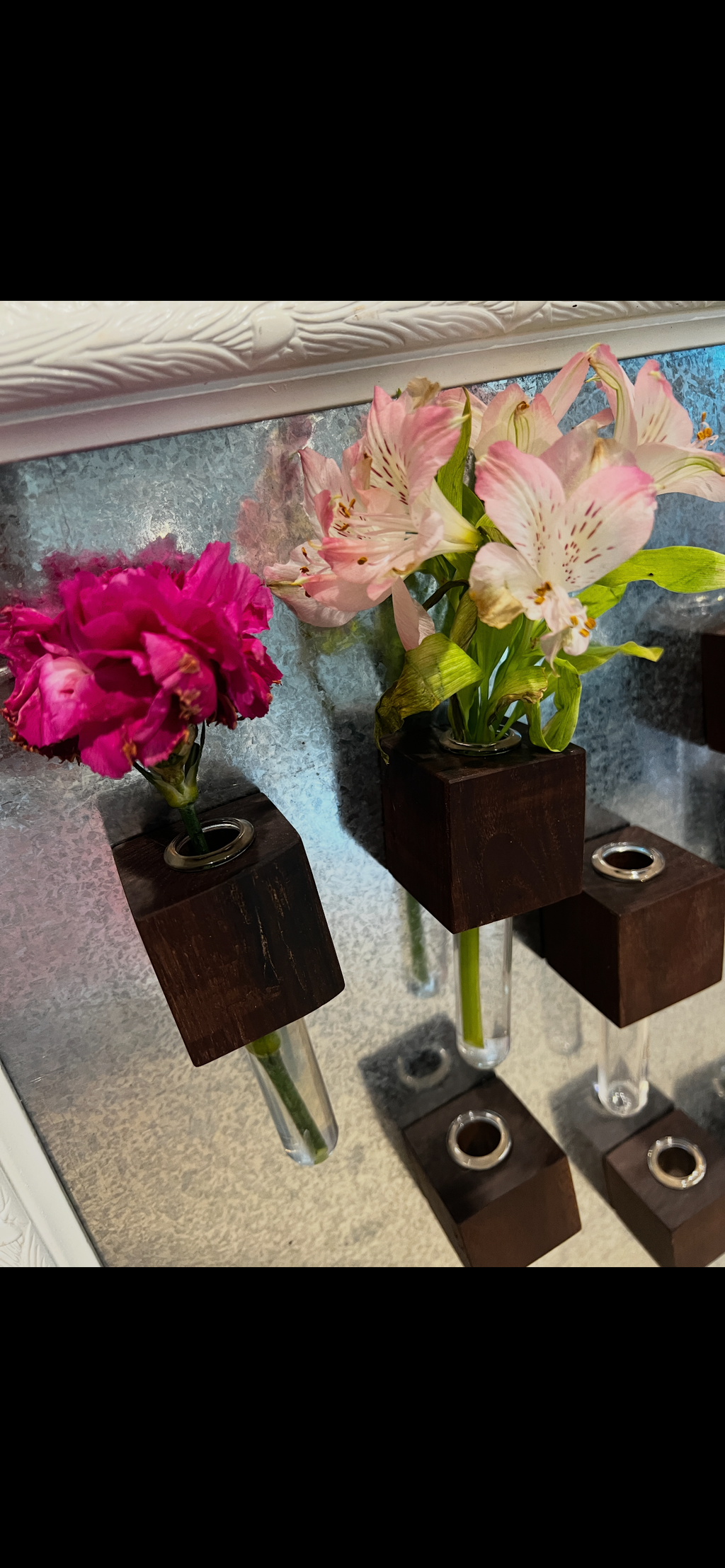 Magnetic Walnut Vase