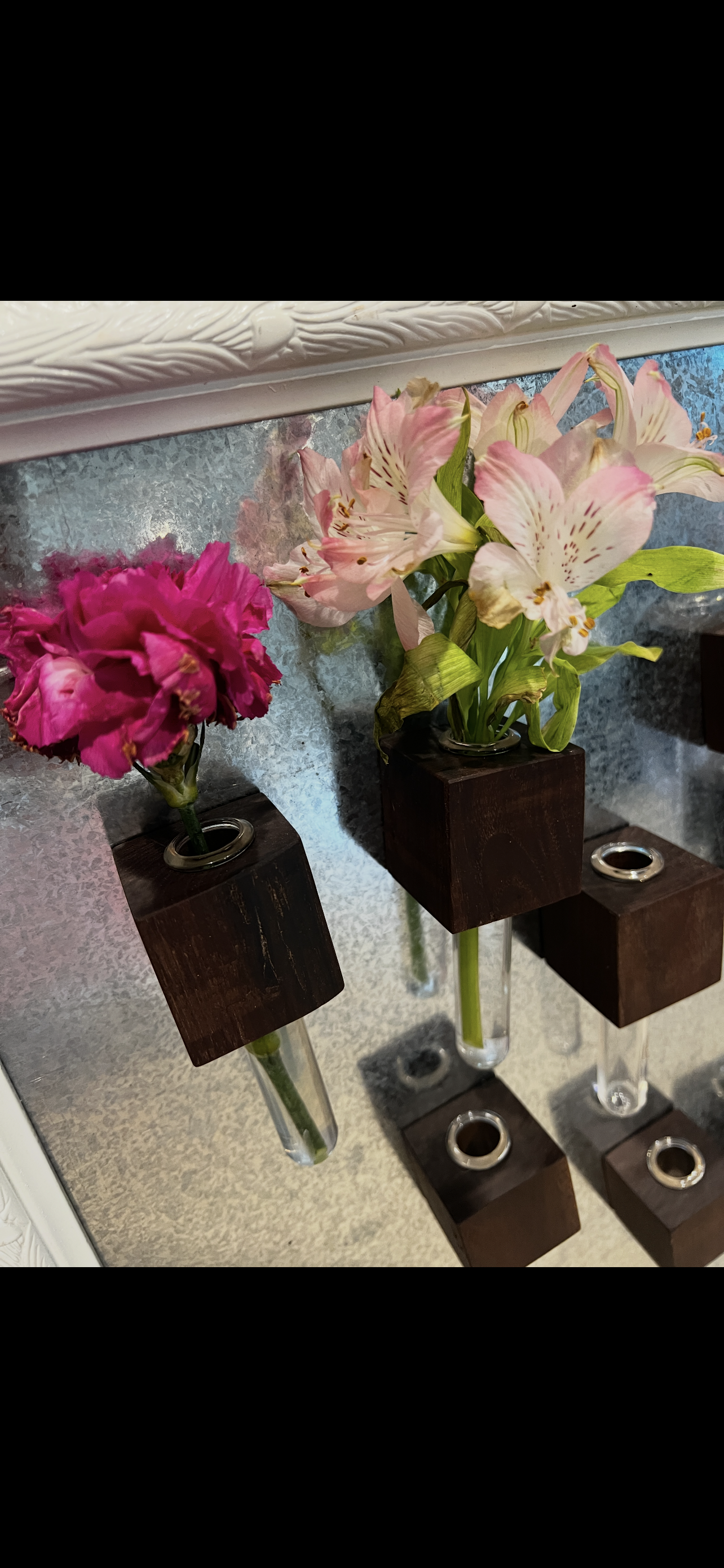 Magnetic Walnut Vase