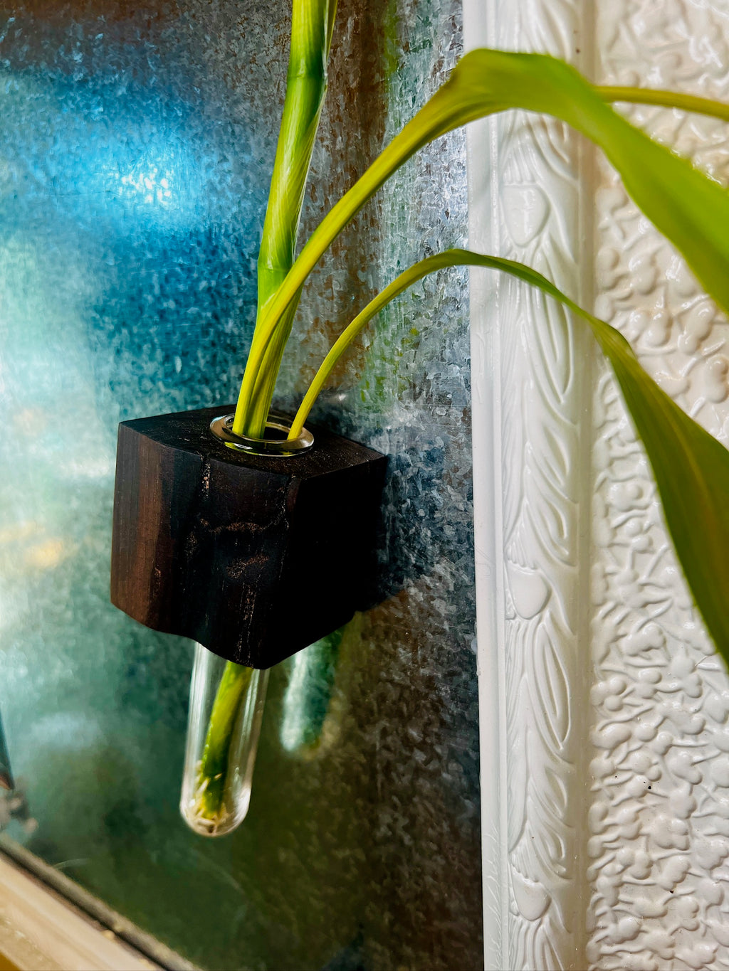 Magnetic Walnut Vase