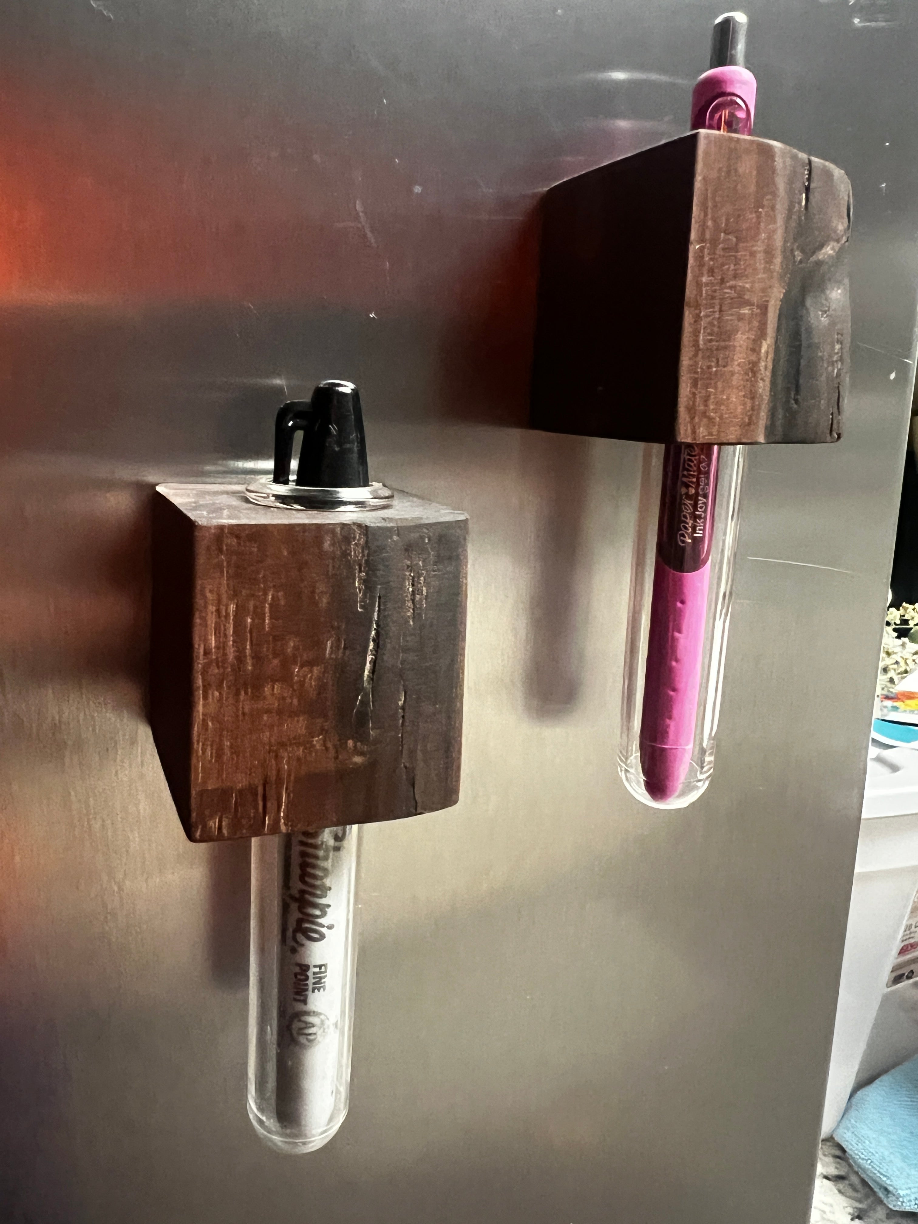 Magnetic Walnut Vase